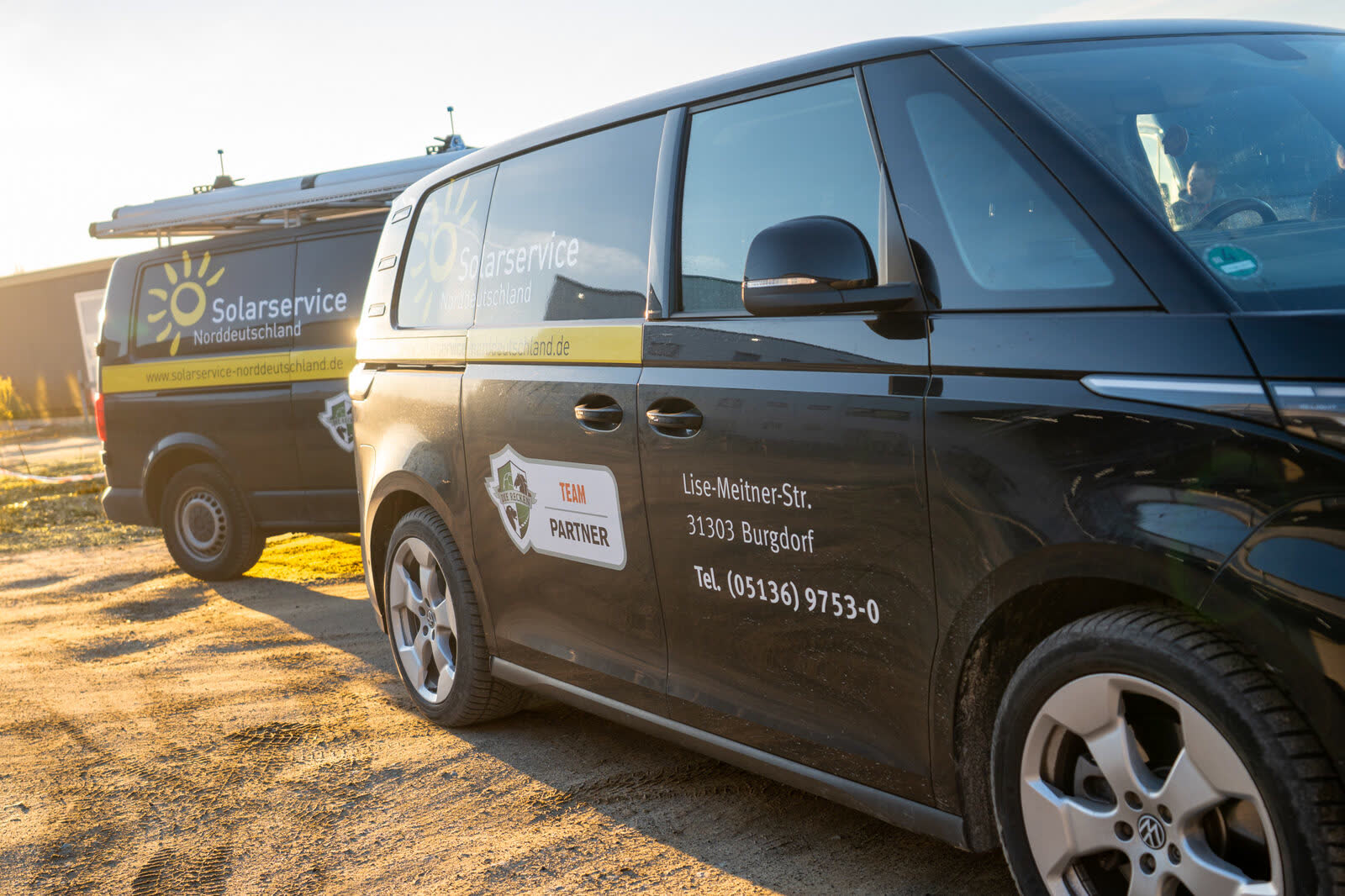 Servicefahrzeuge von Solarservice Norddeutschland aus Burgdorf