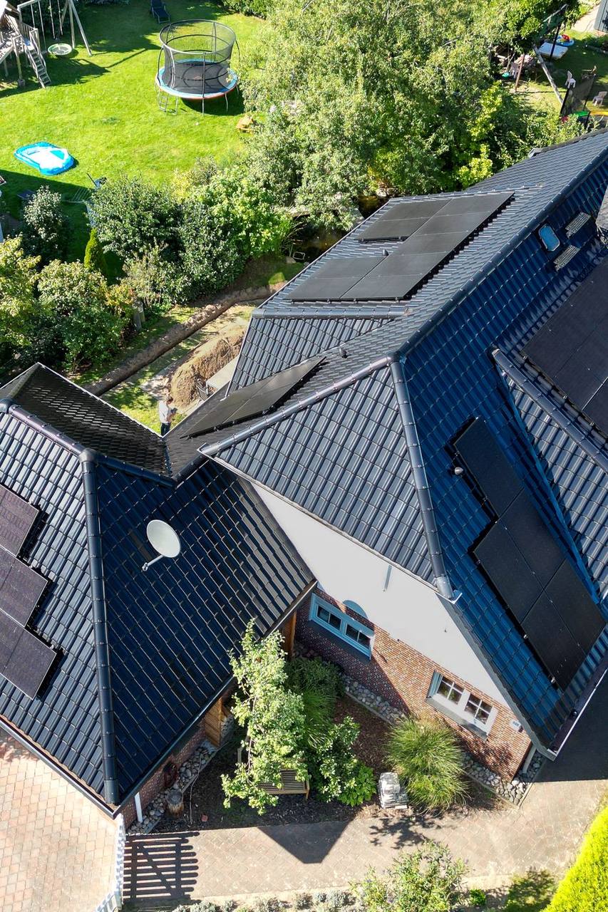 Aufdachanlage Detailansicht
