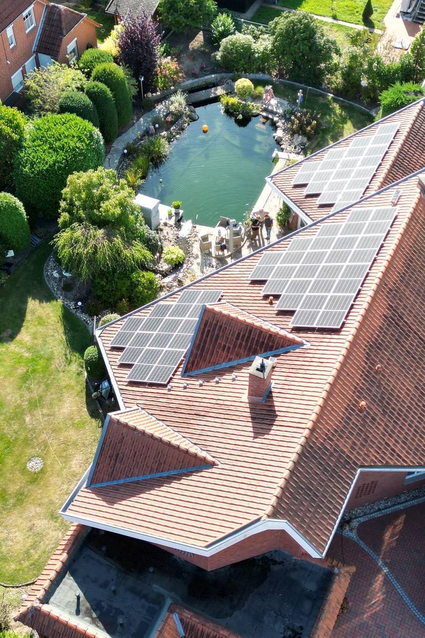Photovoltaik auf Wohnhaus